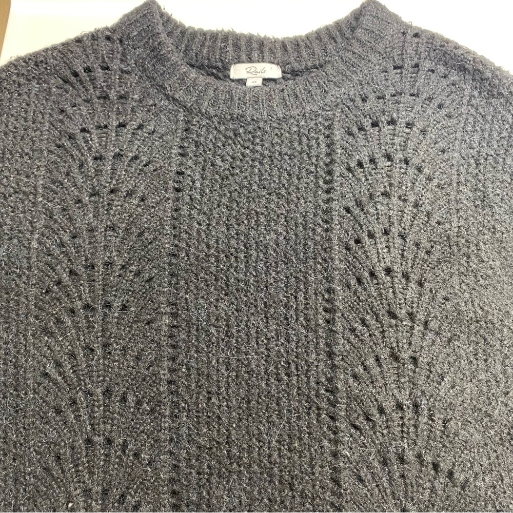 Rails Mara Openwork Crewneck Sweater - image 8